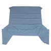 20-7055-814 MEDIUM BLUE - 65-68 MUSTANG COUPE HEADLINER MOONSKIN GRAIN - image 1