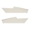 20-7261-1513 WHITE - 1971-73 MUSTANG SPORTSROOF SAIL PANELS 1 PAIR - image 1