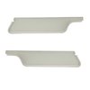 21-7041-1513 WHITE - 1971-73 MUSTANG COUPE SPORTSROOF SUNVISORS TIER GRAIN. PAIR - image 1