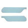 21-7045-813 LIGHT AQUA - 1964 1/2-66 COUPE 2+2 MUSTANG FASTBACK SUNVISORS MOONSKINS GRAIN. PAIR - image 1