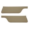 21-7047-1029 IVY GOLD - 1967-68 MUSTANG COUPE 2+2 FASTBACK SUNVISORS MOONSKINS GRAIN. PAIR - image 1