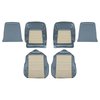 43-70105-2287-2290 BLUE/WHITE - 64 1/2-66 MUSTANG COUPE CONVERTIBLE OR 2+2 FASTBACK FRONT ONLY WITH BUCKET SEAT - image 1