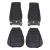 43-70201-3722-3400 BLACK - 1971-73 MUSTANG COUPE CONVERTIBLE OR SPORTSROOF FRONT ONLY WITH BUCKET SEATS - image 1