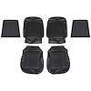 43-70208-958-3437 BLACK - 68 MUSTANG COUPE CONVERTIBLE OR 2+2 FASTBACK FRONT ONLY WITH BUCKET SEATS
