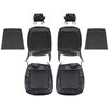 43-70209-3722-3437 BLACK - 69 MUSTANG COUPE CONVERTIBLE OR SPORTSROOF FRONT ONLY WITH BUCKET SEATS - image 1