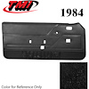 10-73104-958-801 BLACK WITH BLACK CARPET NOT ORIGINAL - 1988 MUSTANG COUPE & HATCHBACK DOOR PANELS P - image 1
