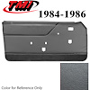 10-73514-955-5P-857 CHARCOAL GRAY WITH GRAY PERFORATED UPPER PANEL & GRAY CARPET - 1984-86 MUSTANG S - image 1