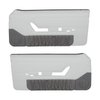 10-74102-965-972 WHITE WITH TITANIUM 1990-92 - 1992-93 MUSTANG CONVERTIBLE DOOR PANELS POWER WINDOWS WITHOUT INSERTS - image 1