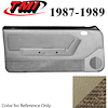 10-74107-973-973-906 SAND BEIGE - 1987-89 MUSTANG CONVERTIBLE DOOR PANELS POWER WINDOWS WITH VINYL INSERTS - image 1