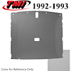 20-73000-1514 GRAY FOAM BACK TIER GRAIN VINYL - 1990-93 MUSTANG COUPE HEADLINER SILVER GRAY FOAM BACK TIER GRAIN VINYL - image 1