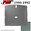 20-73000-1908 CRYSTAL BLUE FOAM BACK CLOTH - 1990-92 MUSTANG COUPE HATCHBACK HEADLINER CRYSTAL BLUE FOAM BACK CLOTH - image 1