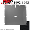 20-73000-770 BLACK FOAM BACK TIER GRAIN VINYL - 1990-93 MUSTANG COUPE HEADLINER BLACK FOAM BACK TIER GRAIN VINYL - image 1