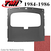 20-73004-1805 CANYON RED FOAM BACK CLOTH - 1984-86 MUSTANG COUPE SUNROOF HEADLINER CANYON RED FOAM BACK CLOTH - image 1
