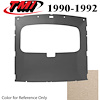 20-73004-1891 TITANIUM GRAY FOAM BACK CLOTH - 1990-92 MUSTANG COUPE SUNROOF HEADLINER TITANIUM GRAY FOAM BACK CLOTH - image 1