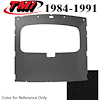 20-73004-770 BLACK FOAM BACK TIER GRAIN VINYL - 1984-91 MUSTANG COUPE SUNROOF HEADLINER BLACK FOAM BACK TIER GRAIN VINYL - image 1