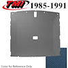 20-73005-1212 DARK BLUE FOAM BACK TIER GRAIN VINYL - 1985-90 MUSTANG COUPE HEADLINER DARK BLUE FOAM BACK TIER GRAIN VINYL - image 1