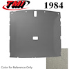20-73009-1769 CHARCOAL FOAM BACK CLOTH - 1984 MUSTANG COUPE HEADLINER CHARCOAL FOAM BACK CLOTH - image 1