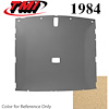 20-73009-1771 DESERT TAN FOAM BACK CLOTH - 1984 MUSTANG COUPE HEADLINER DESERT TAN FOAM BACK CLOTH - image 1