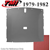 20-73009-850 MEDIUM RED FOAM BACK TIER GRAIN VINYL - 1979-82 MUSTANG COUPE HEADLINER MEDIUM RED FOAM BACK TIER GRAIN VINYL - image 1