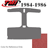 20-73019-1805 CANYON RED FOAM BACK CLOTH - 1984-86 MUSTANG COUPE T-TOP HEADLINER CANYON RED FOAM BACK CLOTH - image 1