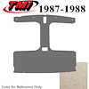 20-73019-1853X SMOKE GRAY FOAM BACK CLOTH - 1987-88 MUSTANG COUPE T-TOP HEADLINER SMOKE GRAY FOAM BACK CLOTH - image 1