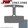 20-73019-1872 SCARLET RED FOAM BACK CLOTH - 1983 & 1987-88 MUSTANG COUPE T-TOP HEADLINER SCARLET RED FOAM BACK CLOTH - image 1