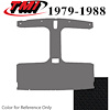 20-73019-770 BLACK FOAM BACK TIER GRAIN VINYL - 1979-82 MUSTANG COUPE T-TOP HEADLINER BLACK FOAM BACK TIER GRAIN VINYL - image 1