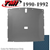 20-75000-1565 CYRSTAL BLUE FOAM BACK TIER GRAIN VINYL - 1990-92 MUSTANG HATCHBACK HEADLINER CYRSTAL - image 1