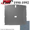 20-75000-1872 SCARLET RED FOAM BACK CLOTH - 1990-92 MUSTANG HATCHBACK HATCHBACK HEADLINER SCARLET RED FOAM BACK CLOTH - image 1