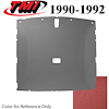 20-75000-850 RED FOAM BACK TIER GRAIN VINYL - 1990-92 MUSTANG HATCHBACK HEADLINER SCARLET RED FOAM BACK TIER GRAIN VINYL - image 1