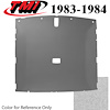 20-75009-1770 ACADEMY BLUE FOAM BACK CLOTH - 1983-84 MUSTANG HATCHBACK HEADLINER ACADEMY BLUE FOAM BACK CLOTH - image 1