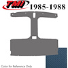 20-75019-1212 REGATTA BLUE FOAM BACK TIER GRAIN VINYL - 1985-88 MUSTANG HATCHBACK T-TOP HEADLINER RE - image 1