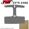 20-75019-1435 SAND BEIGE/DESERT TAN FOAM BACK TIER GRAIN VINYL - 1979-88 MUSTANG HATCHBACK HEADLINER - image 1