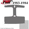20-75019-1770 ACADEMY BLUE FOAM BACK CLOTH - 1983-84 MUSTANG HATCHBACK T-TOP HEADLINER ACADEMY BLUE FOAM BACK CLOTH - image 1