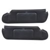 21-74003-958 BLACK 1979-83 - 1983-86 CONVT. MUSTANG SUNVISORS WITH MIRRORS SEAT VINYL - image 1