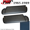 21-74203-968 REGATTA BLUE 1985-89 - 1983-86 CONVT. MUSTANG SUNVISORS WITHOUT MIRROR SEAT VINYL - image 1