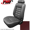 43-73201-3116 CANYON RED 1984-86 CD - 1981-92 MUSTANG STANDARD LOW BACK BUCKETS SEATS ONLY VINYL - image 1
