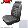 43-73201-965 WHITE 1990-93 BL BN BW - 1981-92 MUSTANG LX FRONT BUCKETS ONLY. STANDARD LOW BACK BUCKETS VINYL - image 1
