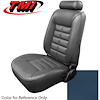 43-73201-968 REGATTA BLUE 1985-89 CB - 1981-92 MUSTANG LX STANDARD LOW BACK BUCKET SEATS ONLY-VINYL - image 1