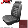 43-73201-971 SCARLET RED 1987-92 CD - 1981-92 MUSTANG LX FRONT BUCKETS ONLY. STANDARD LOW BACK BUCKET SEAT VINYL - image 1