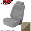 43-73205-6973-54 SAND BEIGE 1985-89 FY - 1986 MUSTANG LX STANDARD LOW BACK BUCKET SEATS ONLY CLOTH & VINYL SIDES - image 1