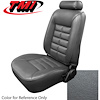 43-73221-955 CHARCOAL 1984-86 CA - 1981-92 MUSTANG COUPE STANDARD LOW BACK BUCKETS SEATS VINYL - image 1