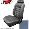 43-73221-970-970 ACADEMY BLUE 1983-84 CB - 1981-92 MUSTANG GL/GLX/GT COUPE STANDARD LOW BACK BUCKET VINYL - image 1