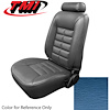 43-73221-975-975 WEDGEWOOD BLUE 1981-82 SB - 1981-92 MUSTANG COUPE STANDARD LOW BACK BUCKET VINYL - image 1