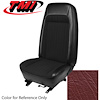 43-73229-998 RED 1979-80 AD/LD - 1979-80 MUSTANG COUPE STANDARD HIGH BACK BUCKET VINYL - image 1