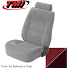 43-73293-6795-59-59 RUBY RED 1993 FR - 1993 MUSTANG LX COUPE STANDARD LOW BACK BUCKETS SEATS CENTER CLOTH INSERTS W/ VINYL SIDES - image 1