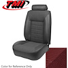 43-73301-971-79 MEDIUM RED 1981-83 DD - 1981-82 MUSTANG STANDARD LOW BACK BUCKETS ONLY CLOTH & VINYL - image 1