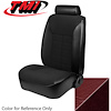 43-73382-971-971-59 MEDIUM RED 1981-83 DD - 1982 MUSTANG GL COUPE STANDARD LOW BACK BUCKET CLOTH & VINYL - image 1