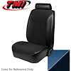 43-73382-975-978-58 WEDGEWOOD BLUE 1979-80 DB - 1982 MUSTANG GL COUPE STANDARD LOW BACK BUCKET CLOTH & VINYL - image 1