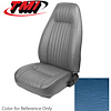 43-73401-975 WEDGEWOOD BLUE 1981-82 AB - 1981-84 MUSTANG STANDARD HIGH BACK BUCKETS ONLY VINYL - image 1